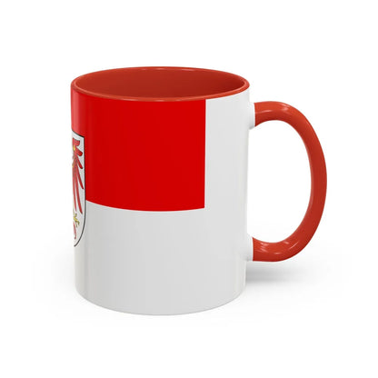 Flag of Brandenburg Germany - Accent Coffee Mug-Go Mug Yourself