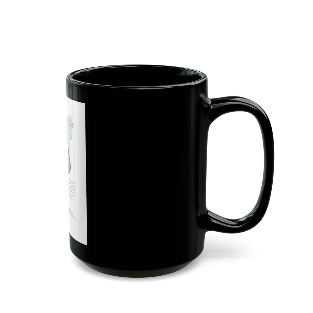 French Fabric, 1948 - Black Coffee Mug-Go Mug Yourself