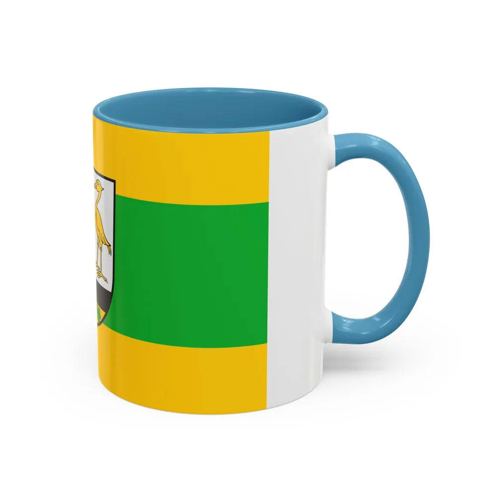 Flag of Greiz Germany - Accent Coffee Mug-Go Mug Yourself