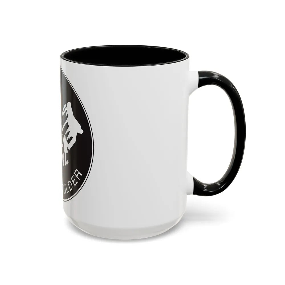 Seal of Boulder Colorado - Accent Coffee Mug-Go Mug Yourself