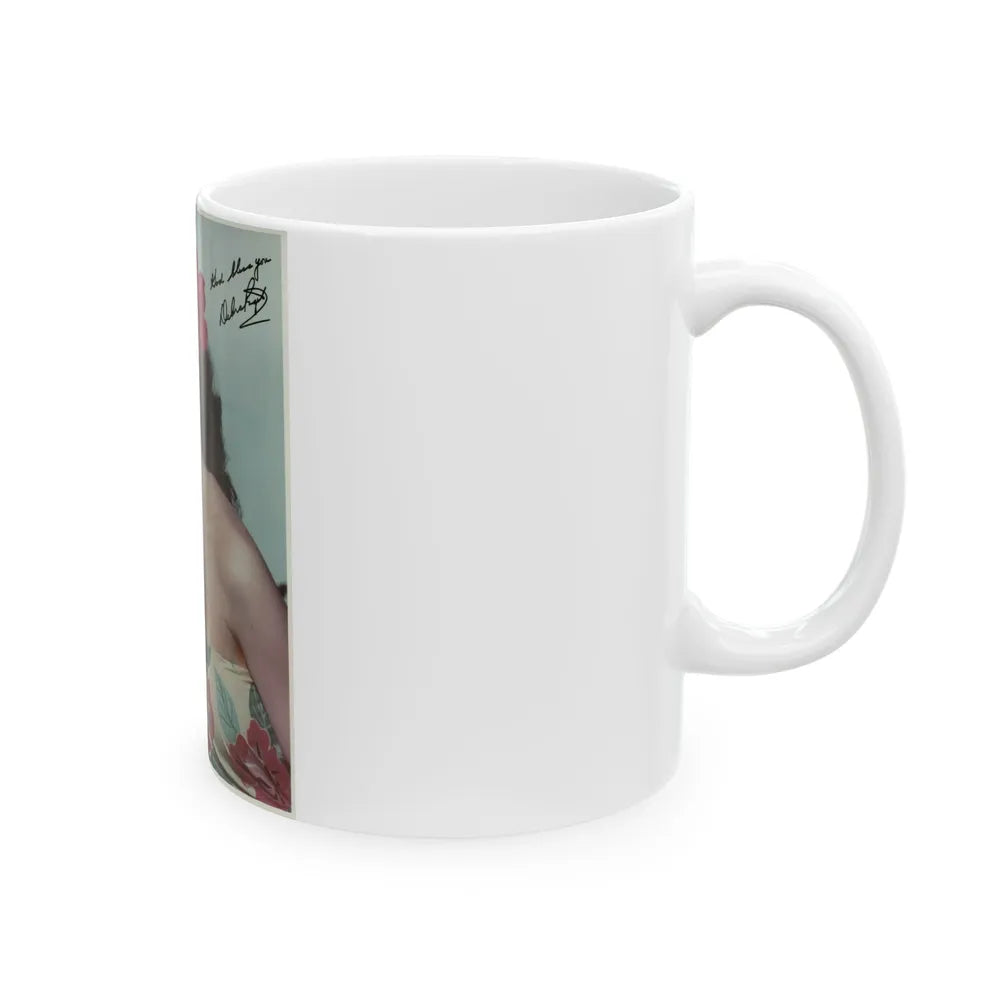 Debra Paget #532 (Vintage Female Icon) White Coffee Mug-Go Mug Yourself