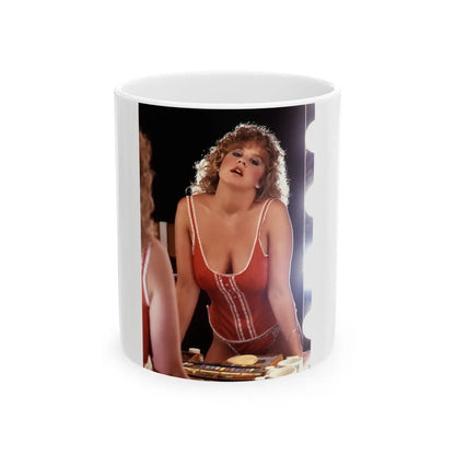 Linda Blair #116 (Vintage Female Icon) White Coffee Mug-11oz-Go Mug Yourself