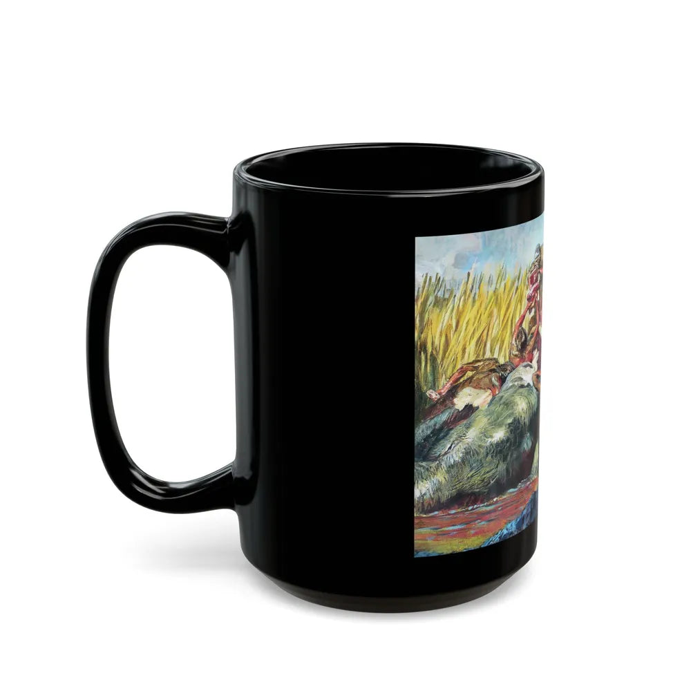 Bumper Harvest - Black Coffee Mug-Go Mug Yourself