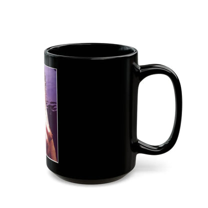 Linda Blair #368 - Underwater & Topless 1 (Vintage Female Icon) Black Coffee Mug-Go Mug Yourself