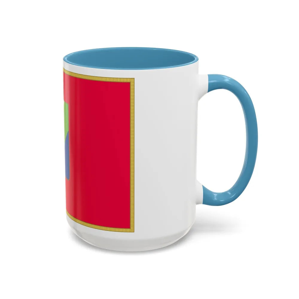 Flag of Abruzzo Italy - Accent Coffee Mug-Go Mug Yourself