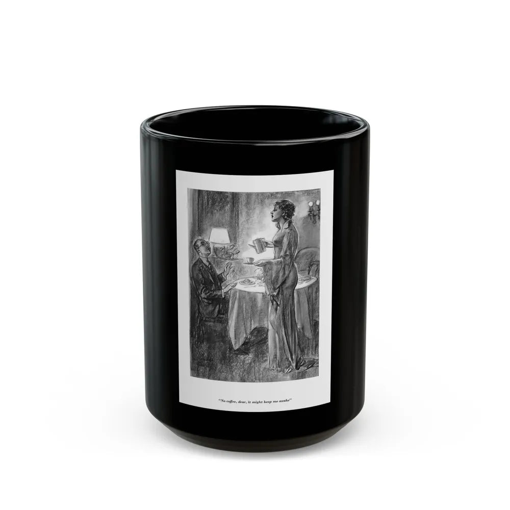 Esquire 1934-01 p034 - Black Coffee Mug-15oz-Go Mug Yourself