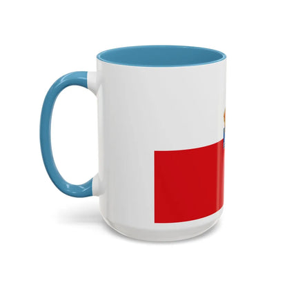 Flag of Cantabria Spain - Accent Coffee Mug-Go Mug Yourself