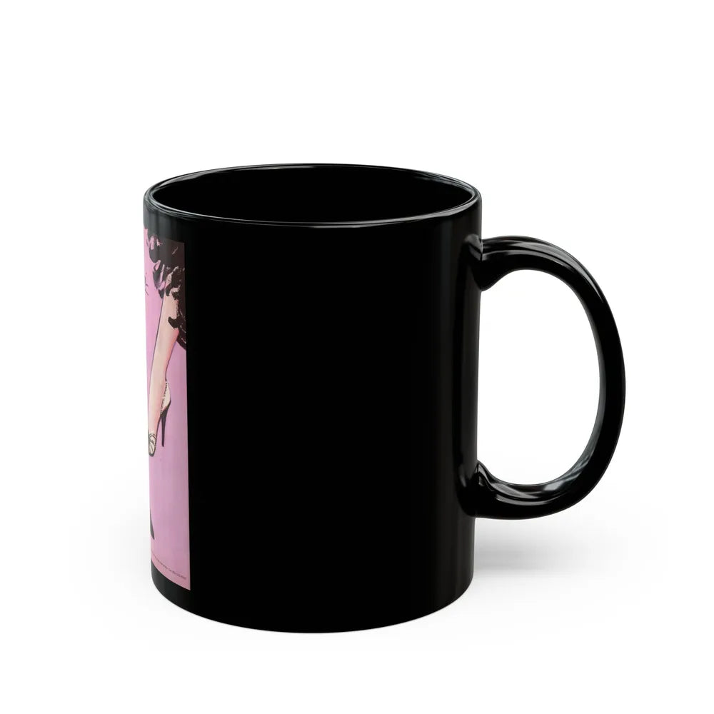 Garolini advertisement, 1985 - Black Coffee Mug-Go Mug Yourself