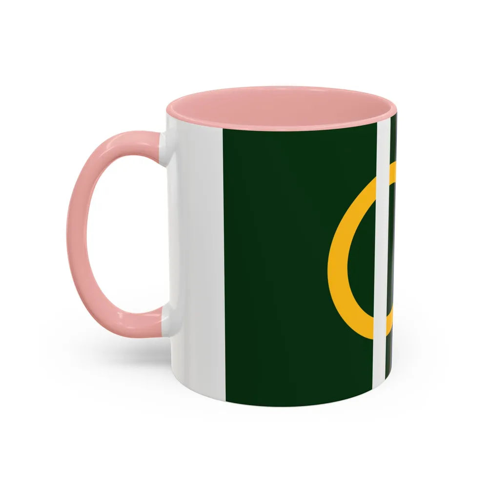 Flag of Calne UK - Accent Coffee Mug-Go Mug Yourself