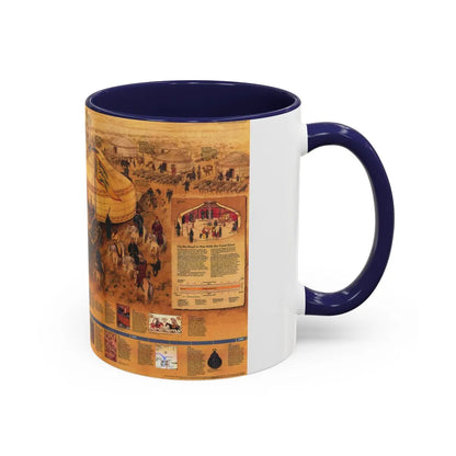 Mongols, The (1996) (Map) Accent Coffee Mug-Go Mug Yourself