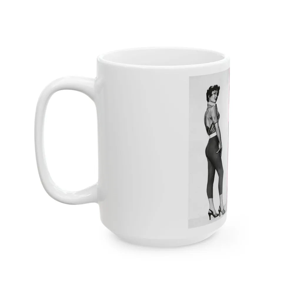 Carol Ohmart #81 (Vintage Female Icon) White Coffee Mug-Go Mug Yourself