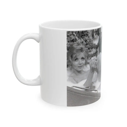 Ingrid Pitt #119 (Vintage Female Icon) White Coffee Mug-Go Mug Yourself