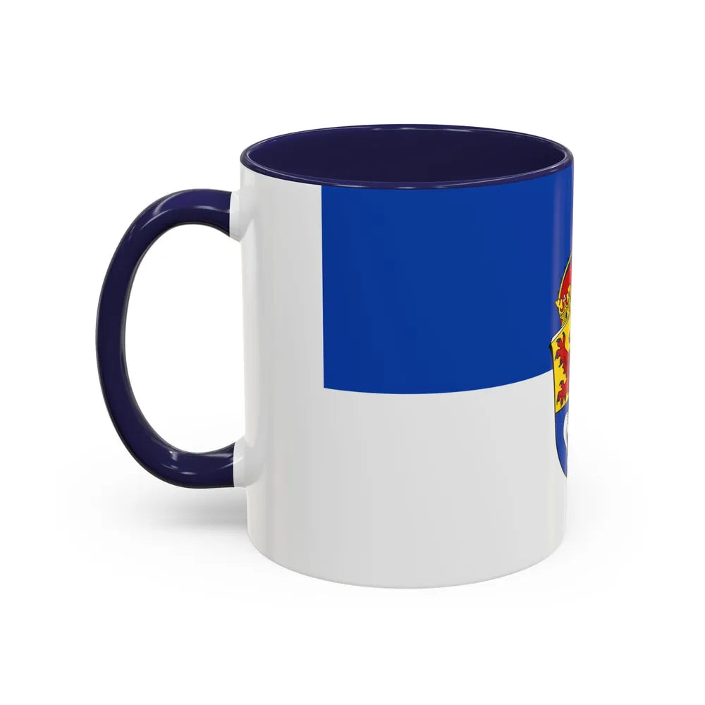 Flag of Darmstadt Germany - Accent Coffee Mug-Go Mug Yourself