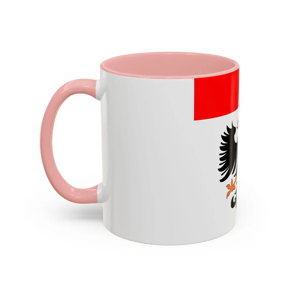 Flag of Aarau Switzerland - Accent Coffee Mug-Go Mug Yourself