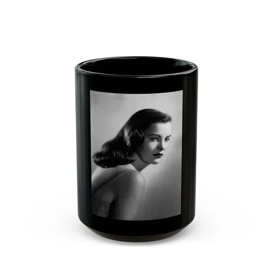 Ella Raines #166 (Vintage Female Icon) Black Coffee Mug-15oz-Go Mug Yourself