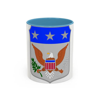 War College (U.S. Army) Accent Coffee Mug-11oz-Light Blue-Go Mug Yourself