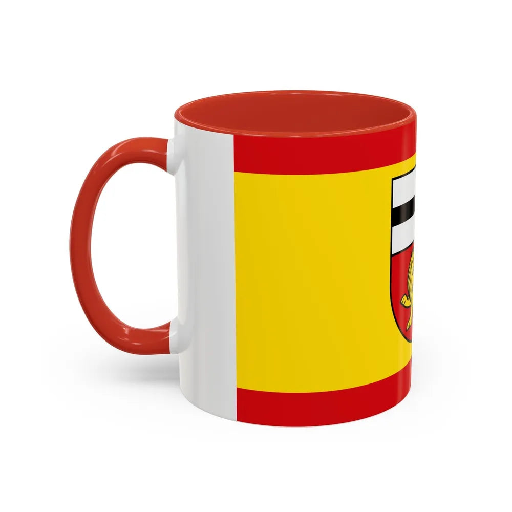 Flag of Bonn Germany - Accent Coffee Mug-Go Mug Yourself