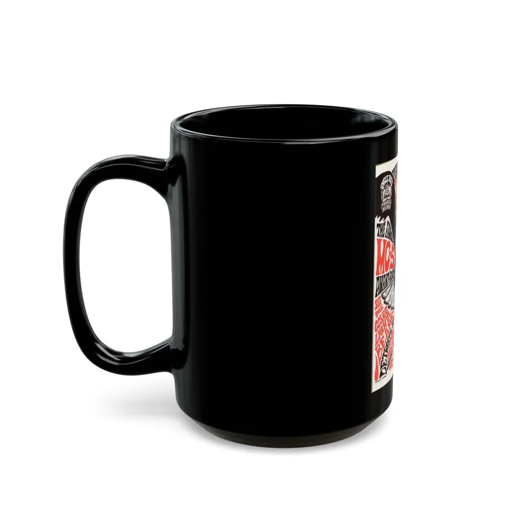 mc5 (Music Poster) Black Coffee Mug-Go Mug Yourself