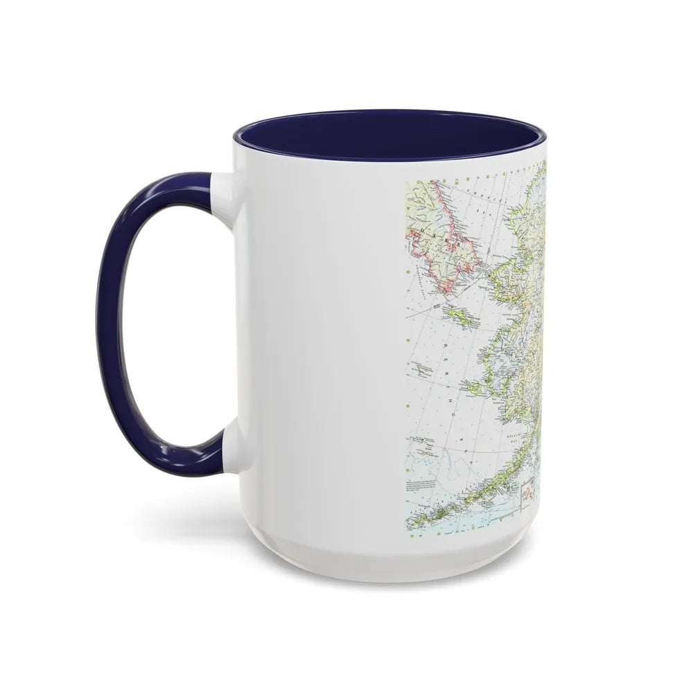 USA - Alaska (1959) (Map) Accent Coffee Mug-Go Mug Yourself