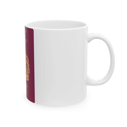 Isle Of Man Passport - White Coffee Mug-Go Mug Yourself