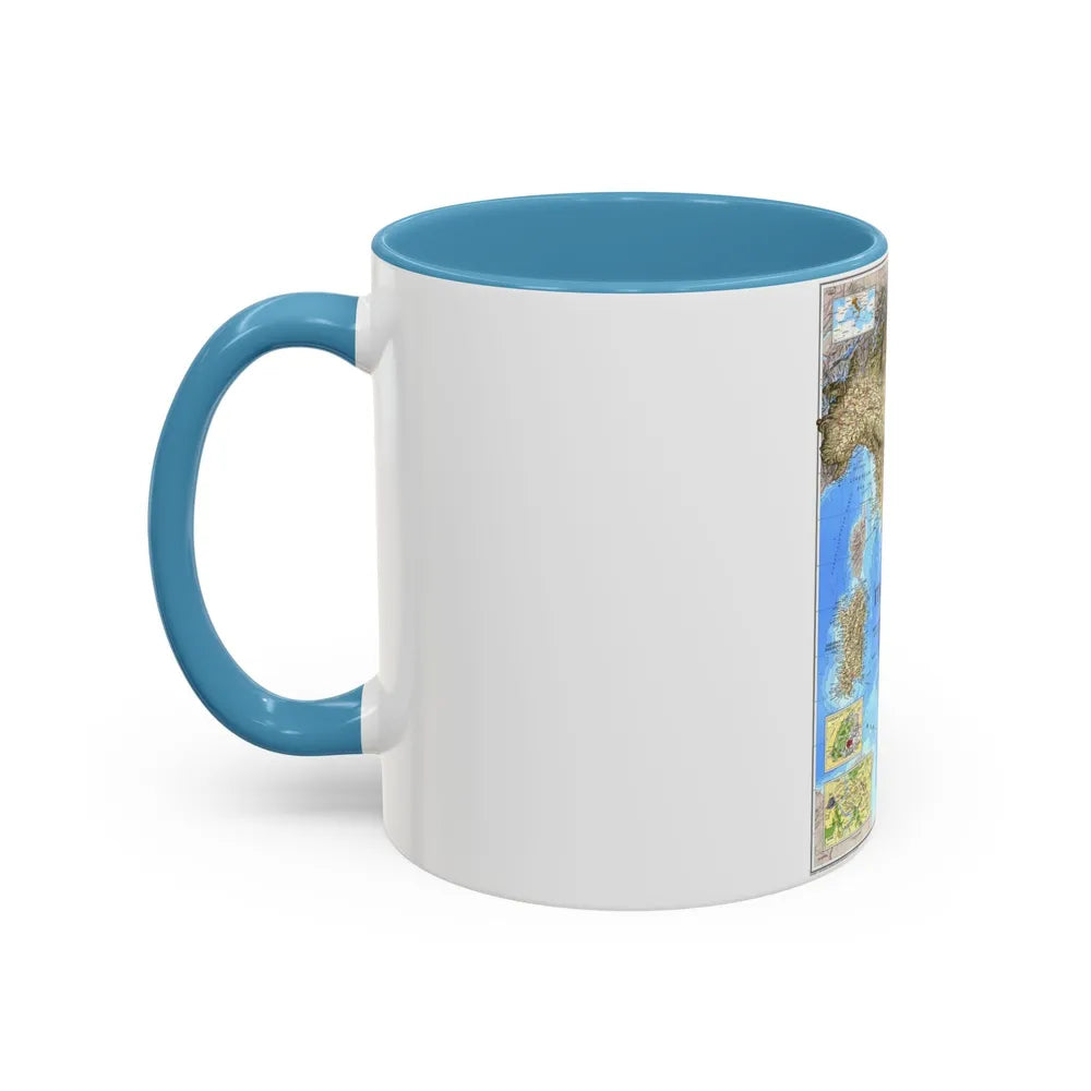 Italy (1995) (Map) Accent Coffee Mug-Go Mug Yourself