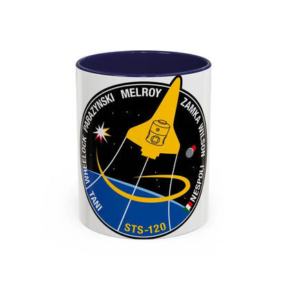 STS 120 (NASA) Accent Coffee Mug-11oz-Navy-Go Mug Yourself