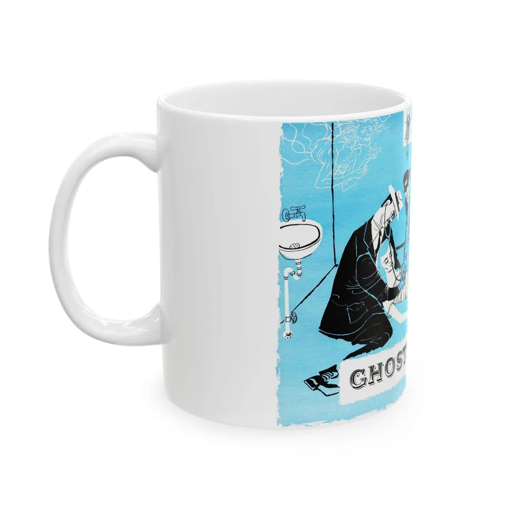 Ghosts, Bluebook Magazine, November 1953 - White Coffee Mug-Go Mug Yourself