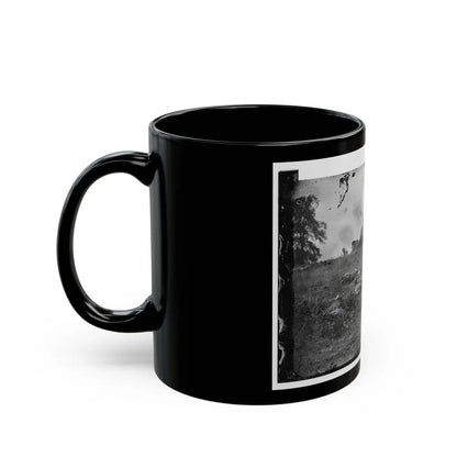 Gettysburg, Pa. Confederate Dead At The Edge Of The Rose Woods, July 5, 1863 (U.S. Civil War) Black Coffee Mug-Go Mug Yourself