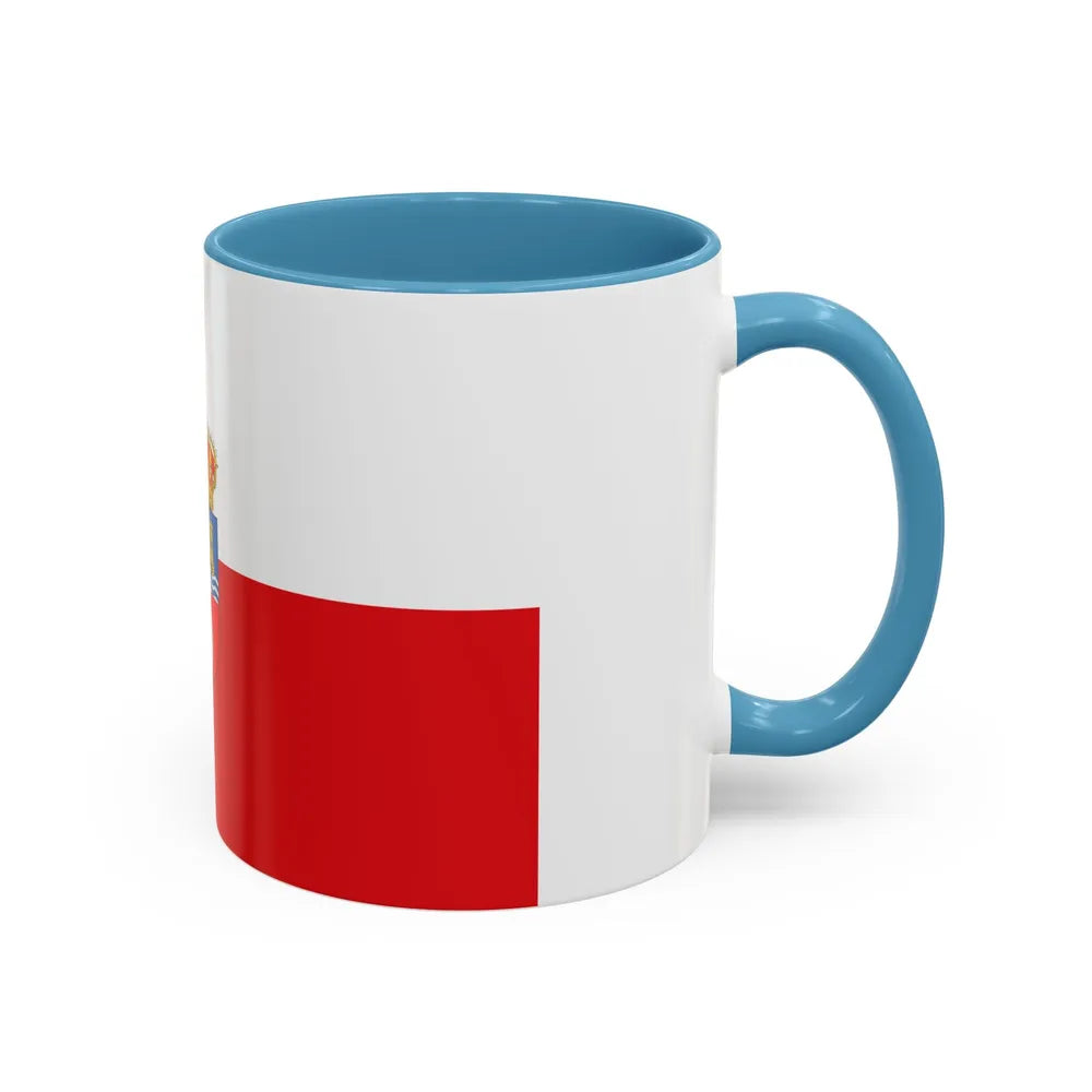 Flag of Cantabria Spain - Accent Coffee Mug-Go Mug Yourself