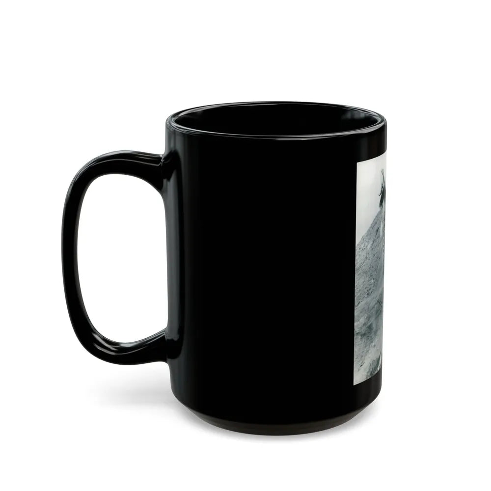 Gila Golan #132 (Vintage Female Icon) Black Coffee Mug-Go Mug Yourself