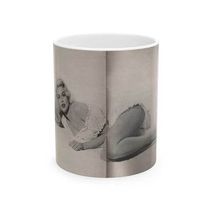 Jayne Mansfield #313 - JAYNE Pocket Magazine Joined (Vintage Female Icon) White Coffee Mug-11oz-Go Mug Yourself