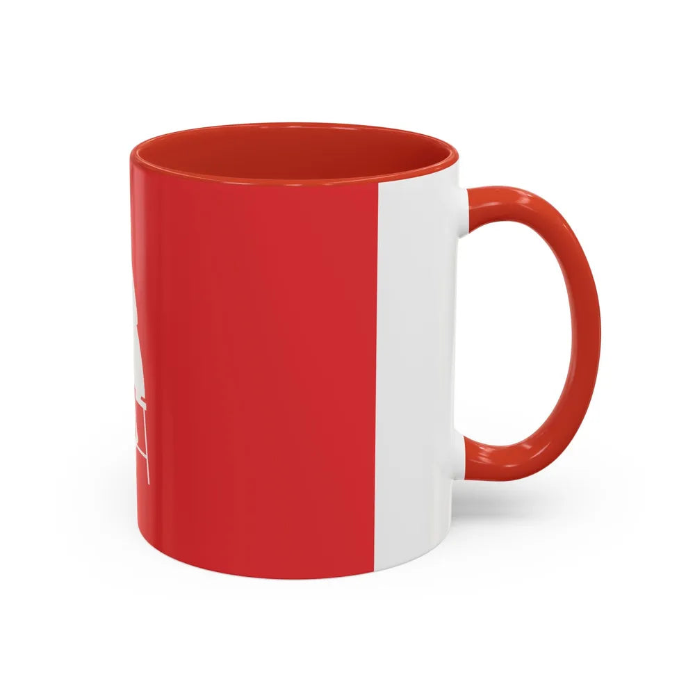 Flag of Horningsea UK - Accent Coffee Mug-Go Mug Yourself