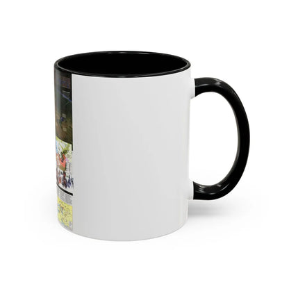 Caspian Sea (1999) (Map) Accent Coffee Mug-Go Mug Yourself