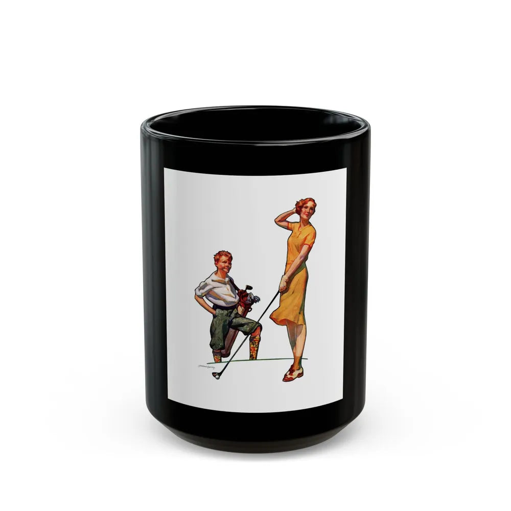 Body by Fisher ad, McCall's, September 1930 - Black Coffee Mug-15oz-Go Mug Yourself