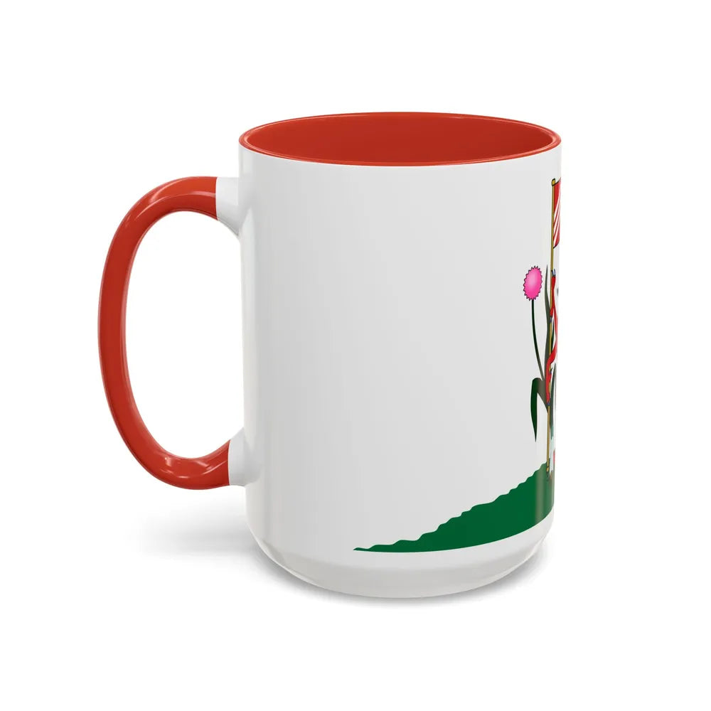 Flag of Cardiff UK - Accent Coffee Mug-Go Mug Yourself