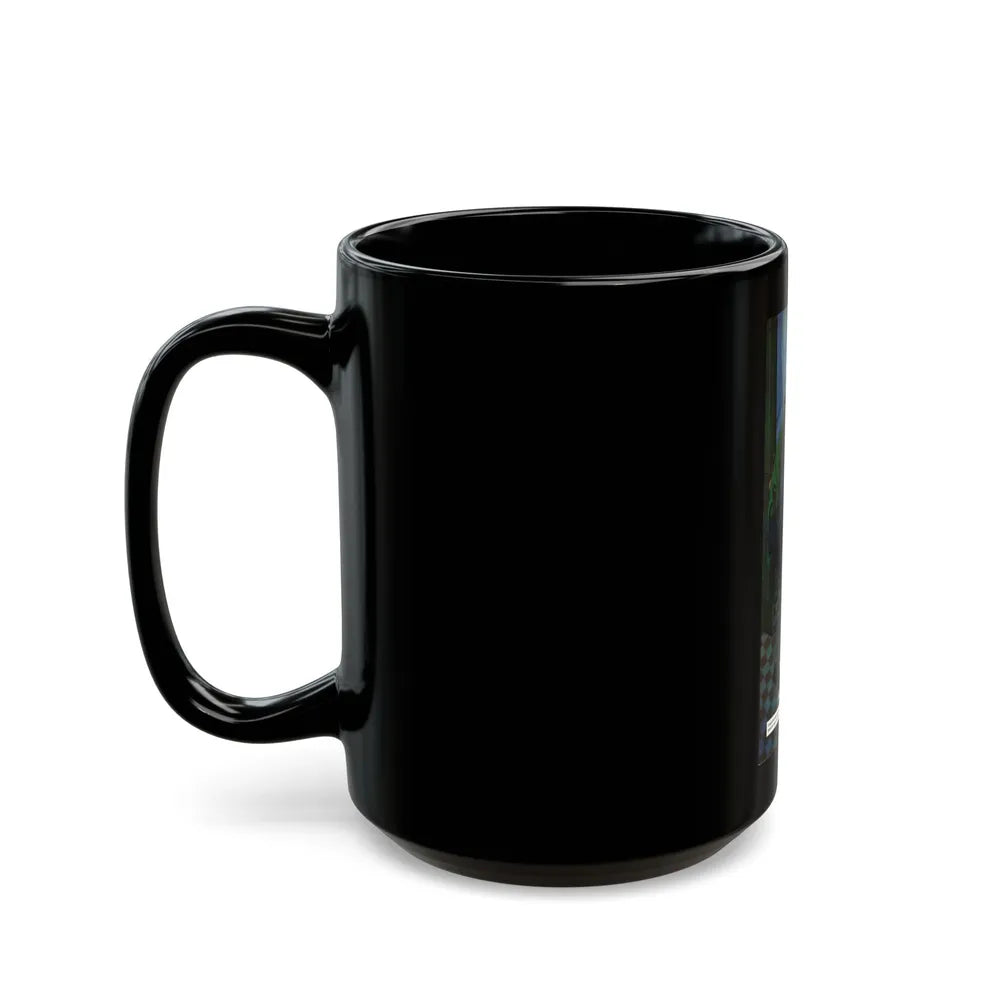 Crime at Midnight, 1955 - Black Coffee Mug-Go Mug Yourself