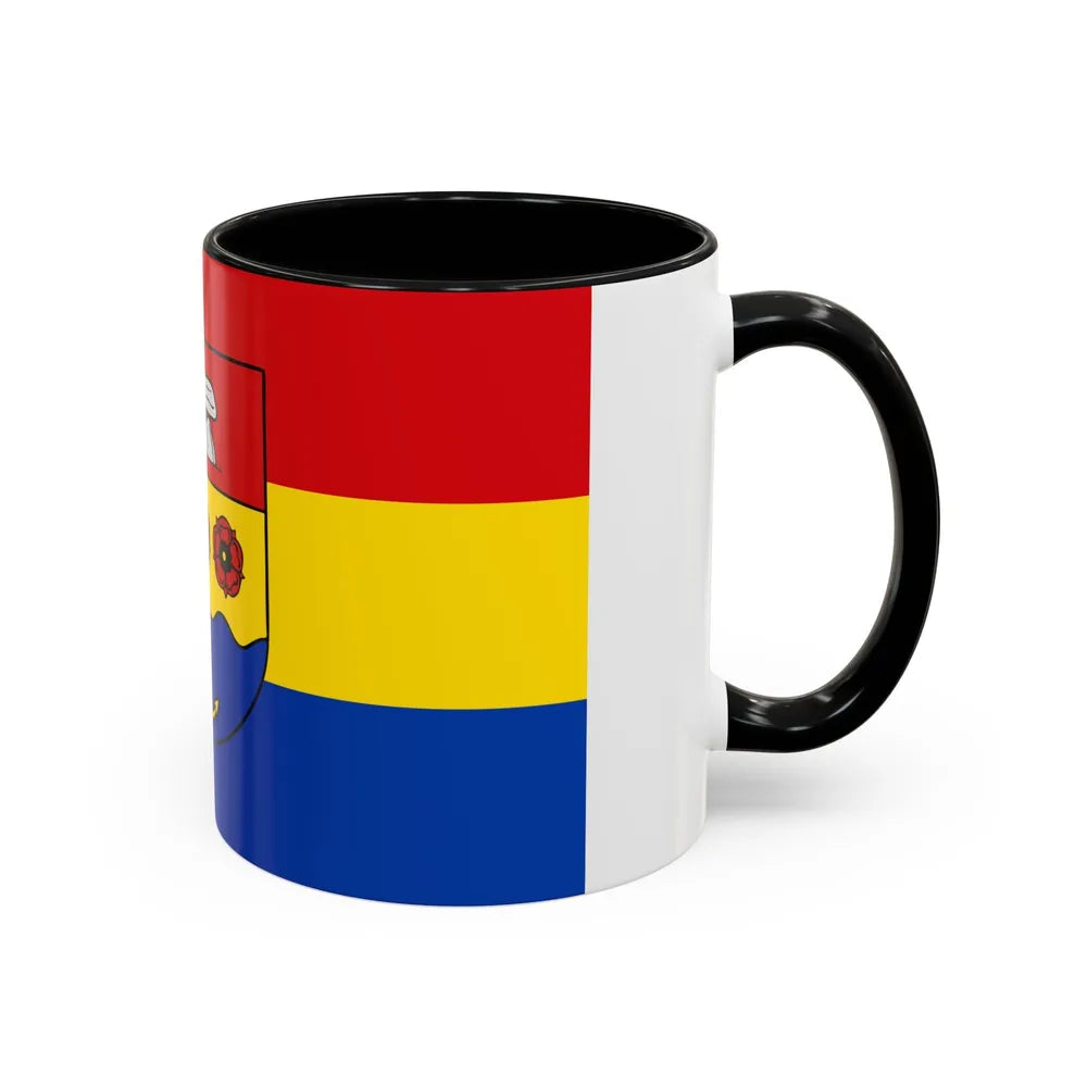 Flag of Emsland Germany - Accent Coffee Mug-Go Mug Yourself