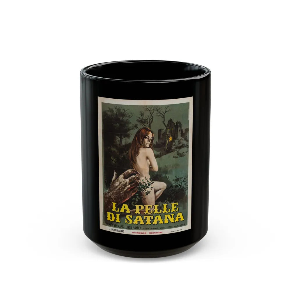 BLOOD ON SATAN'S CLAW (ITALIAN) 2 1971 Movie Poster - Black Coffee Mug-15oz-Go Mug Yourself