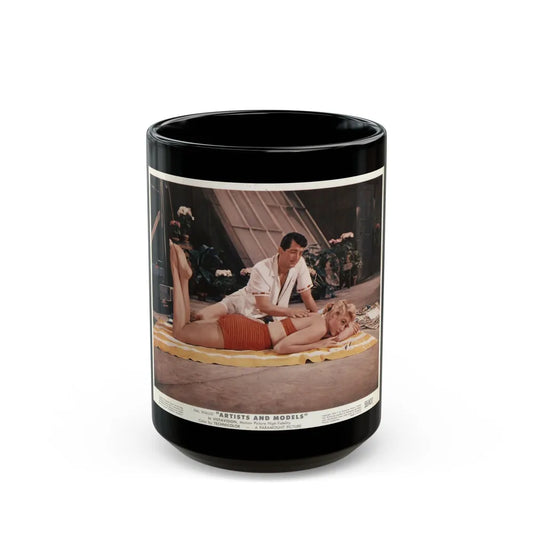 Dorothy Malone #167 (Vintage Female Icon) Black Coffee Mug-15oz-Go Mug Yourself