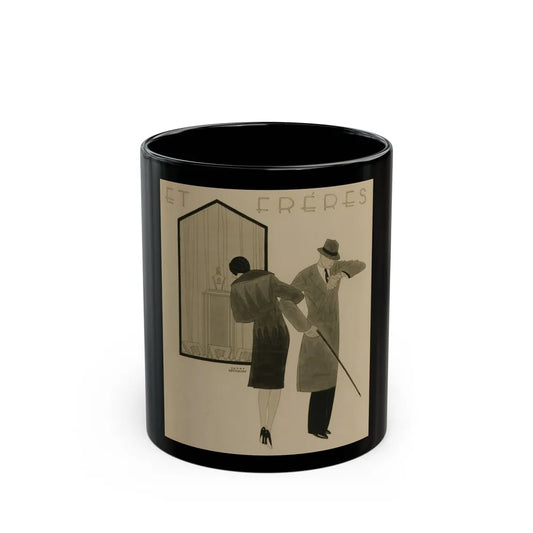 Et Freres - Black Coffee Mug-11oz-Go Mug Yourself