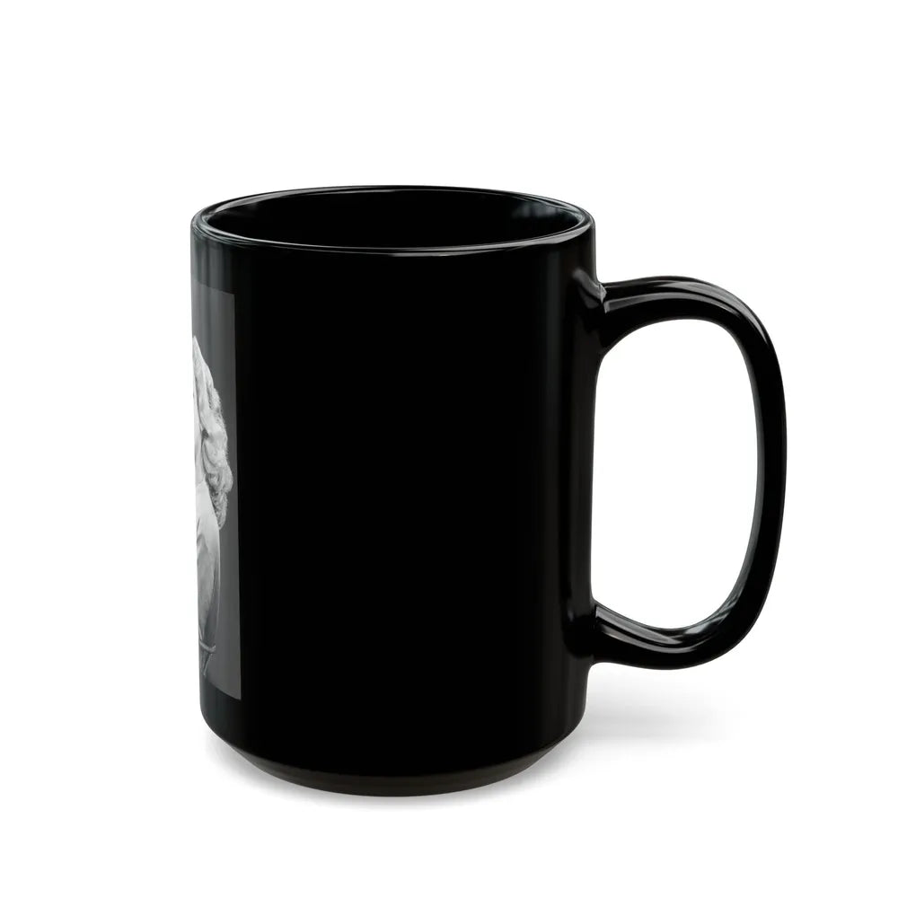 Eve Meyer #33 (Vintage Female Icon) Black Coffee Mug-Go Mug Yourself