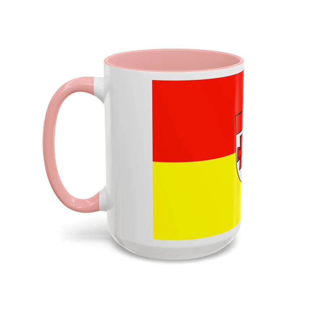 Flag of Augsburg Germany - Accent Coffee Mug-Go Mug Yourself