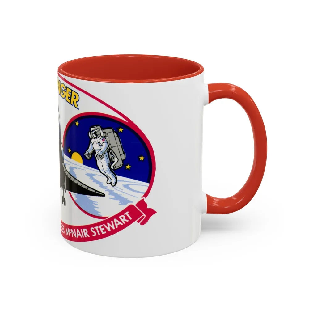 STS 41 b (NASA) Accent Coffee Mug-Go Mug Yourself