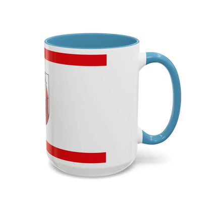 Flag of Cottbus Germany - Accent Coffee Mug-Go Mug Yourself