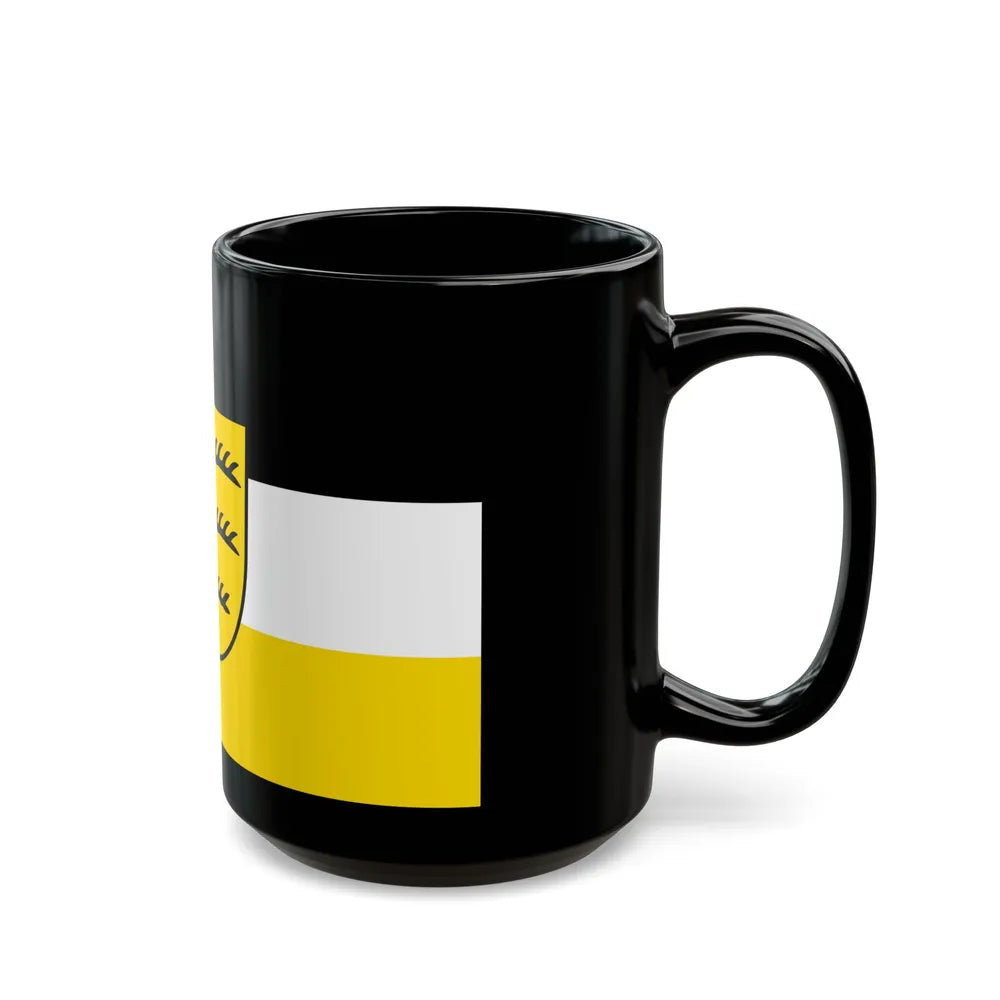 Flag of Zollernalbkreis Germany - Black Coffee Mug-Go Mug Yourself