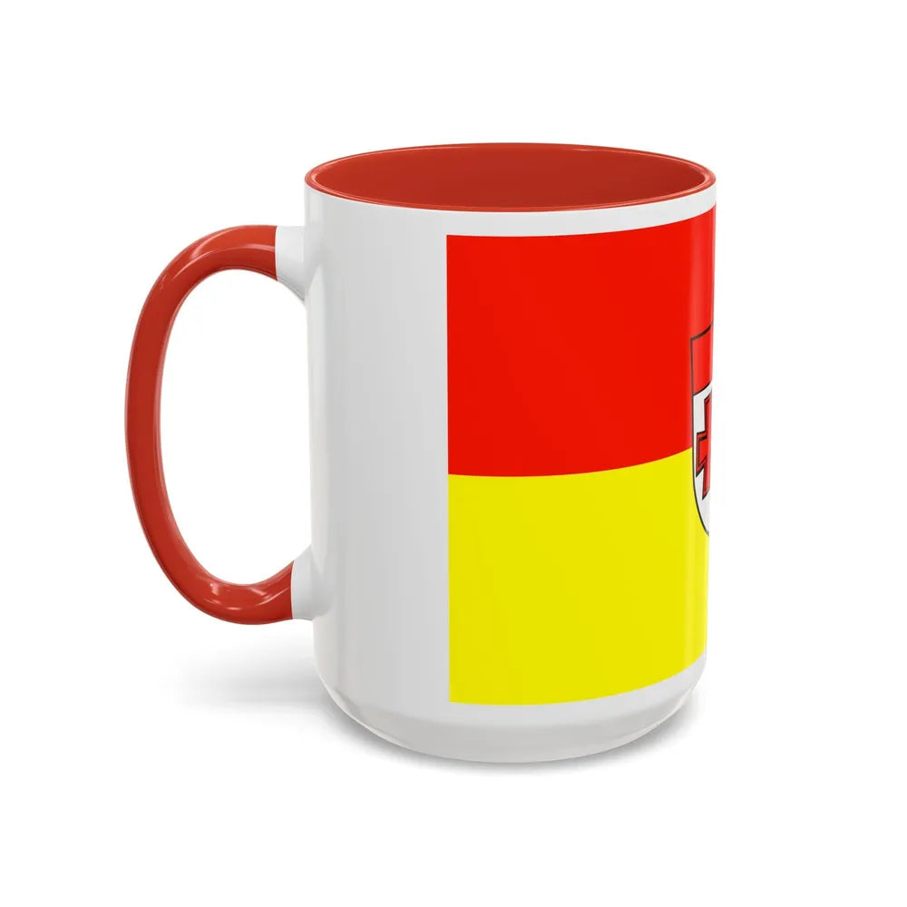 Flag of Augsburg Germany - Accent Coffee Mug-Go Mug Yourself