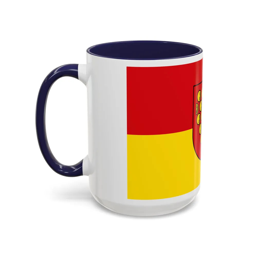 Flag of Bentheim Germany - Accent Coffee Mug-Go Mug Yourself