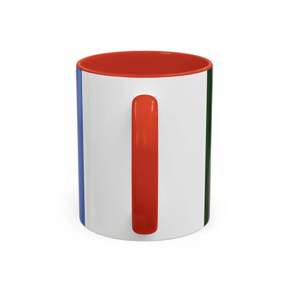 Flag of Calne UK - Accent Coffee Mug-Go Mug Yourself