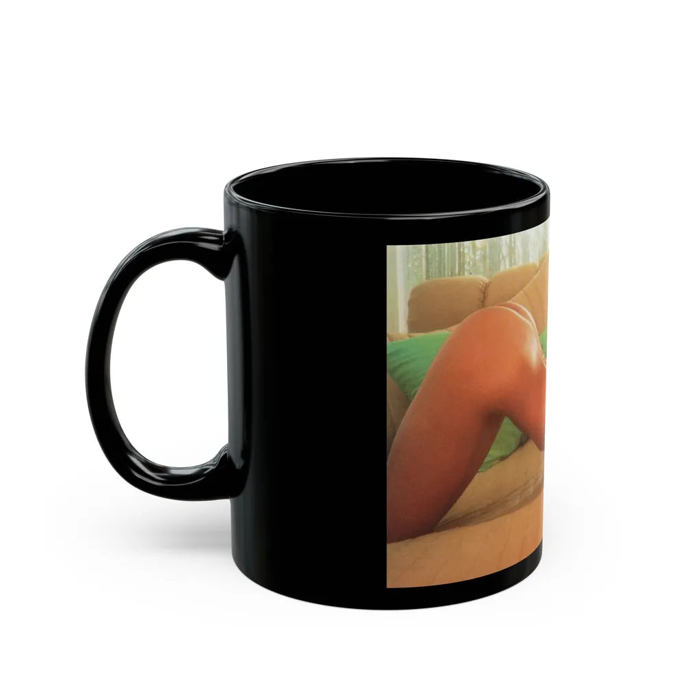 Ola Ray #113 (Vintage Female Icon) Black Coffee Mug-Go Mug Yourself