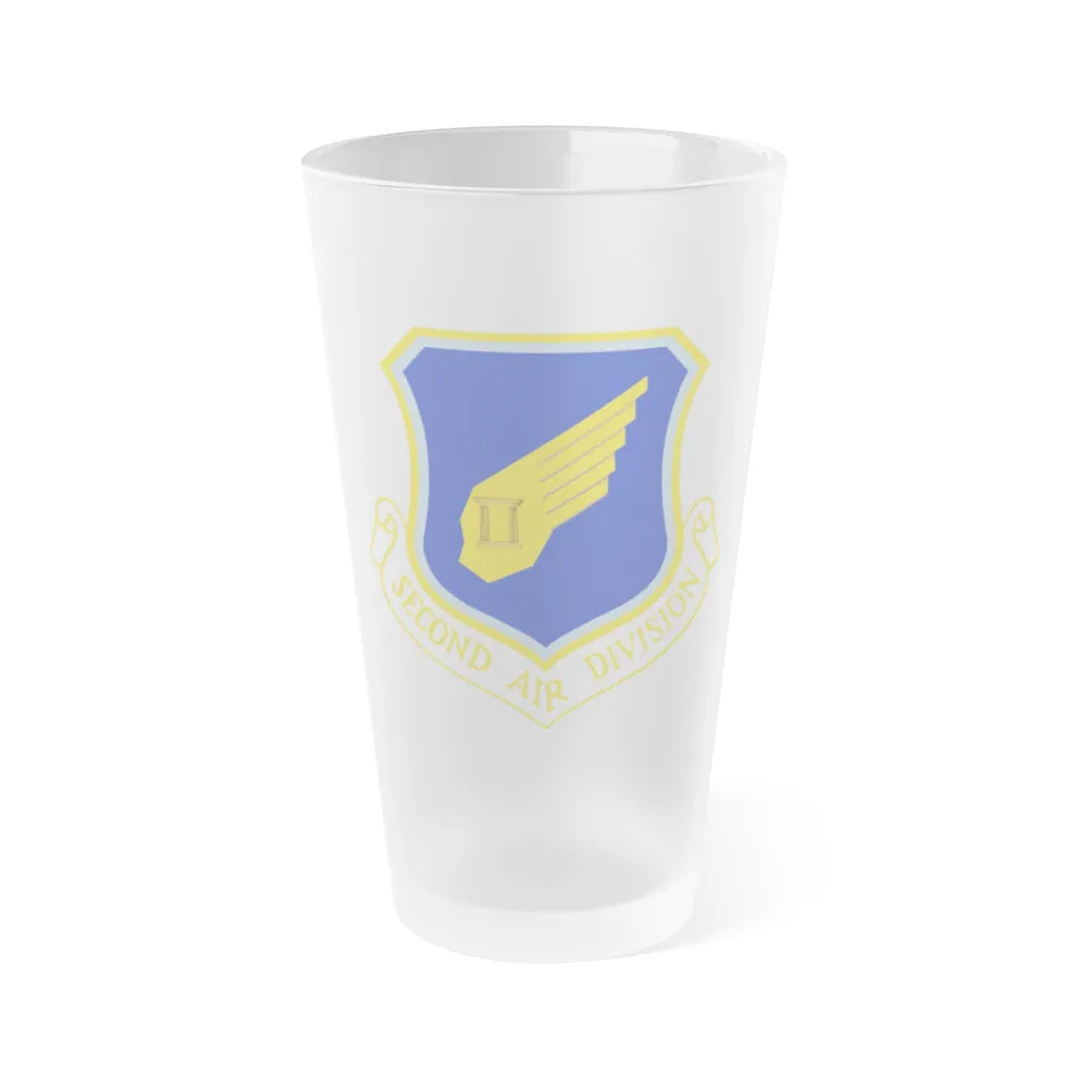 2nd Air Division (U.S. Air Force) Frosted Pint Glass 16oz-Go Mug Yourself